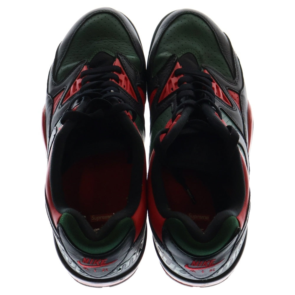 NIKE(ナイキ) ×SUPREME AIR CROSS TRAINER 2 LOW シュプリーム エアクロストレーナー2 ローカットスニーカー ブラック/グリーン/レッド US10/28cm CJ5291-001