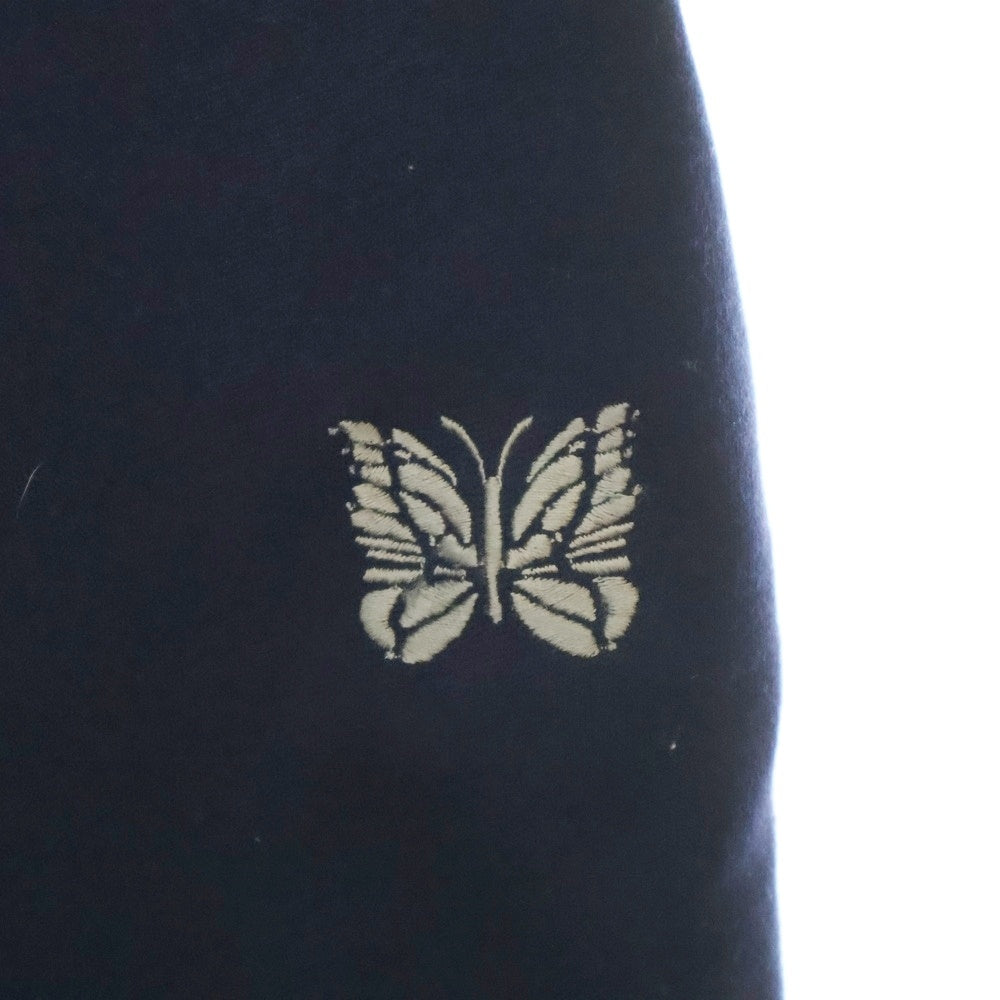 Needles(ニードルス) Velour Side Line Track Pant ベロア サイドライン トラックパンツ ネイビー