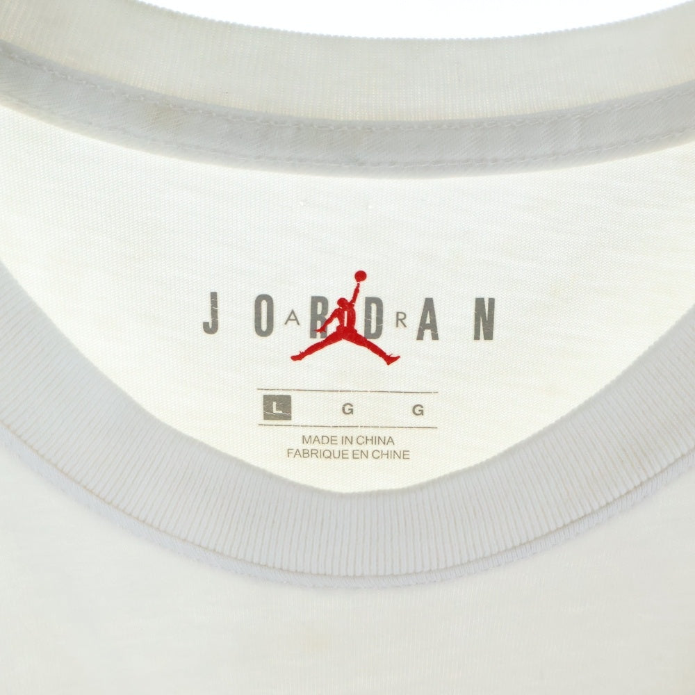 JORDAN BRAND(ジョーダンブランド) JUMP MAN ジャンプマン フロントロゴプリント 半袖Tシャツカットソー ホワイト