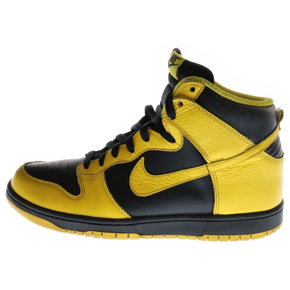 NIKE(ナイキ) DUNK HIGH VARSITY MAIZE ダンク ハイカットスニーカー イエロー/ブラック US9.5/27.5cm 317982-043