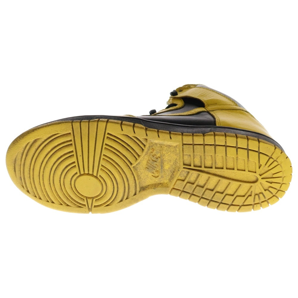 NIKE(ナイキ) DUNK HIGH VARSITY MAIZE ダンク ハイカットスニーカー イエロー/ブラック US9.5/27.5cm 317982-043