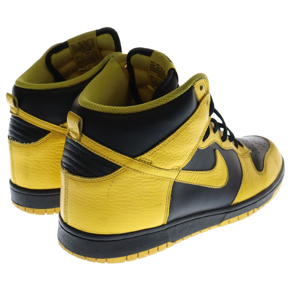 NIKE(ナイキ) DUNK HIGH VARSITY MAIZE ダンク ハイカットスニーカー イエロー/ブラック US9.5/27.5cm 317982-043
