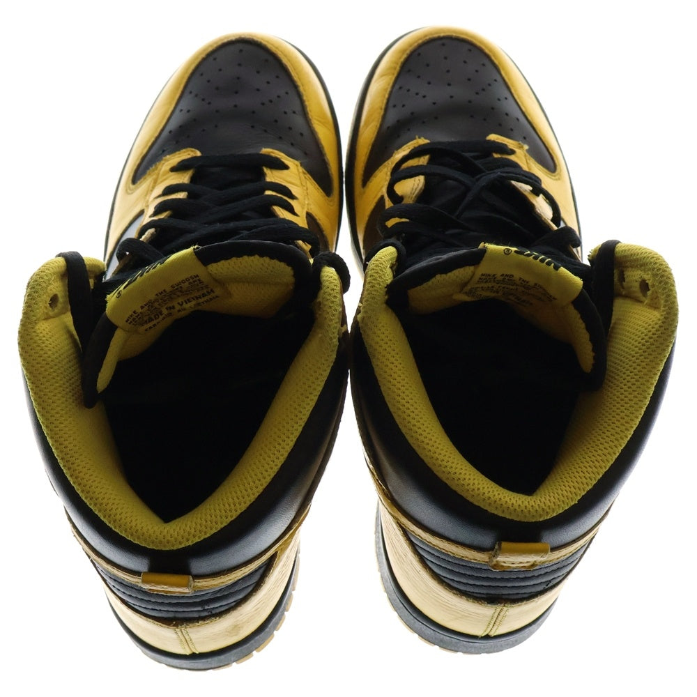 NIKE(ナイキ) DUNK HIGH VARSITY MAIZE ダンク ハイカットスニーカー イエロー/ブラック US9.5/27.5cm 317982-043