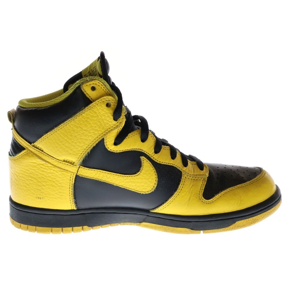 NIKE(ナイキ) DUNK HIGH VARSITY MAIZE ダンク ハイカットスニーカー イエロー/ブラック US9.5/27.5cm 317982-043