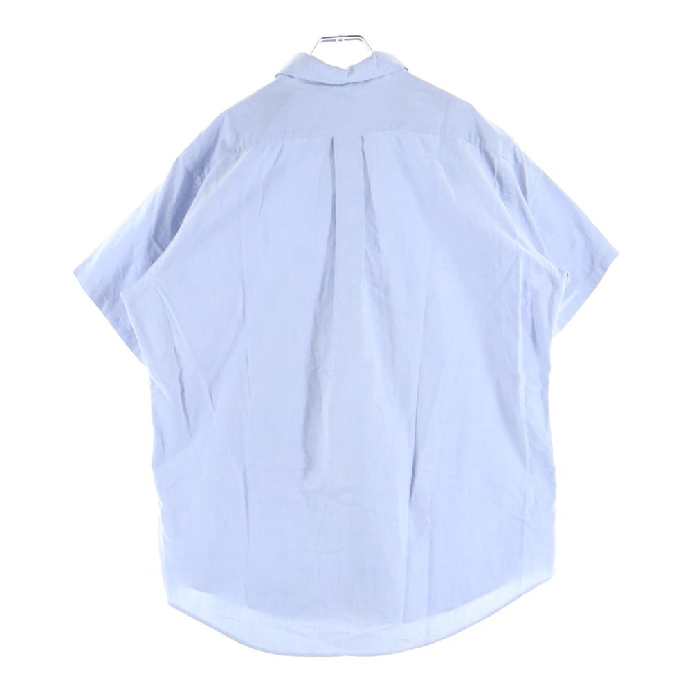 RALPH LAUREN(ラルフローレン) 胸刺繍ロゴ クラシックフィット 半袖シャツ ブルー