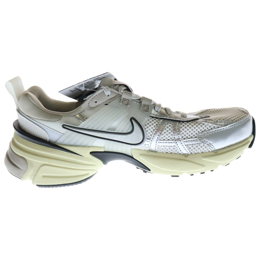 NIKE(ナイキ) W V2K RUN SUMMIT ウィメンズ ランサミット ローカットスニーカー ホワイト/シルバー US8.5/25.5cm FD0736-100