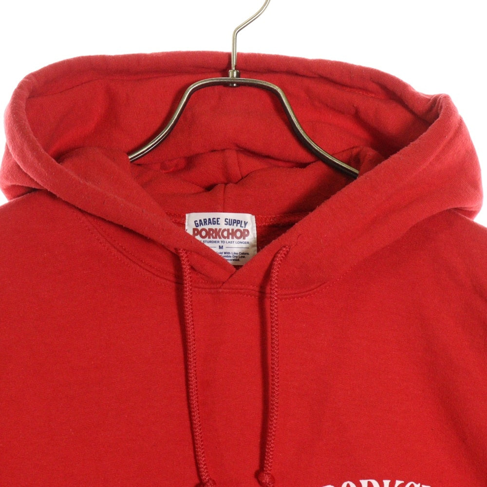PORKCHOP(ポークチョップ) PORK LOGO BACK HOODIE ポーク ロゴ バック プリント プルオーバー パーカー