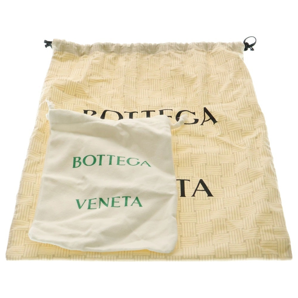 BOTTEGA VENETA(ボッテガヴェネタ) ミニ カバ バレンタイン限定 ハート ポーチ付き イントレチャート レザー 2WAY ショルダーバッグ ハンドバッグ ホワイト 777608