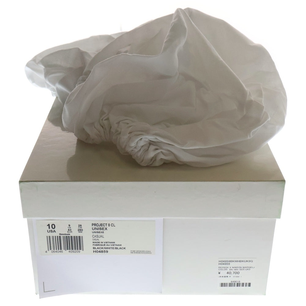Maison Margiela 0(メゾンマルジェラ) ×Reebok Classic Leather Tabi Bianchetto Sneakers クラシックレザー 足袋 ローカットスニーカー ホワイト US10/28cm H04859