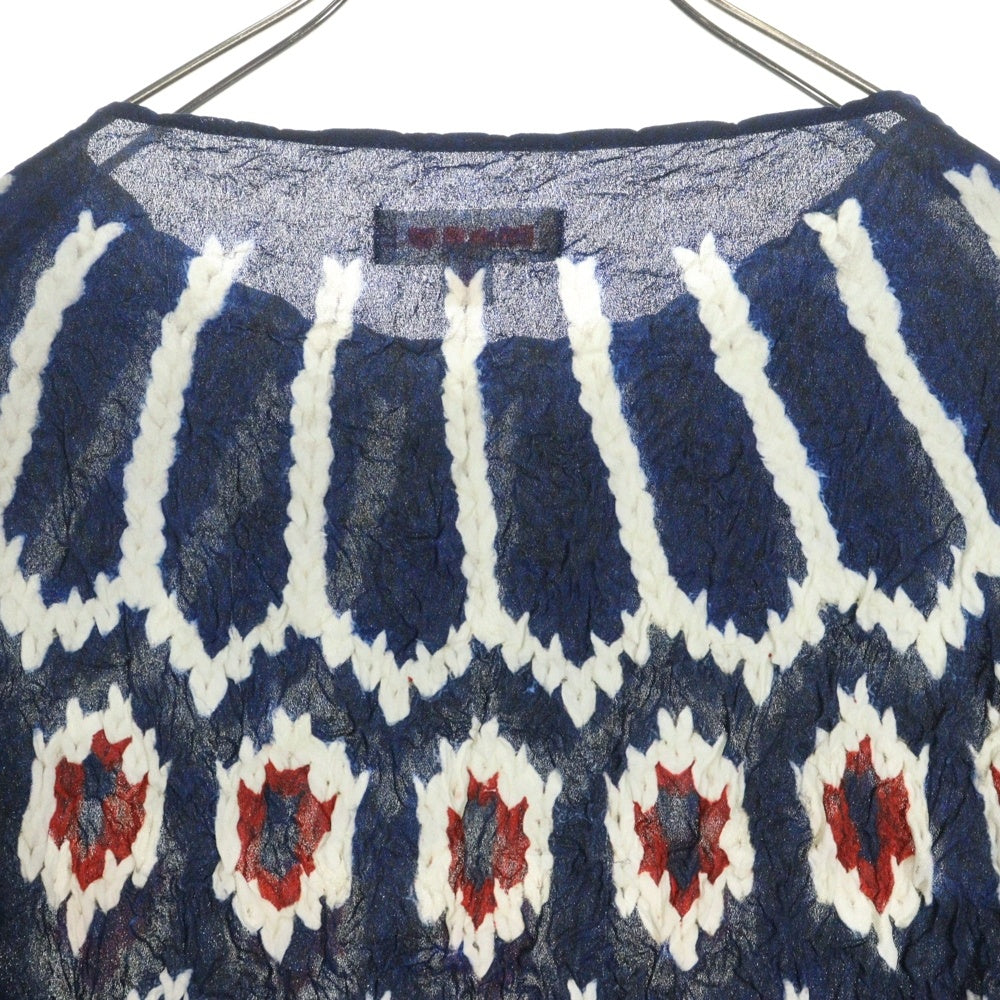 MASU(エムエーエスユー) 22AW POPCORN NORDIC SWEATER ポップコーン モーディック スウェット トップス マルチ MVFW-CS0122