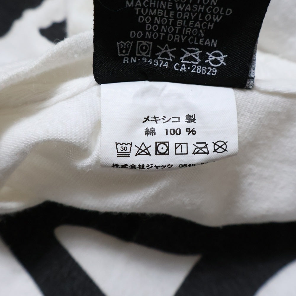 STUSSY(ステューシー) 19SS × Cactus Plant Flea Market CPFM カクタスプラント フリーマーケット プリント クルーネック 半袖Tシャツ カットソー ホワイト