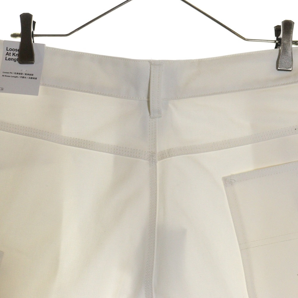 NIKE(ナイキ) NIKE LIFE BIG CANVAS SHORTS ナイキライフ ビッグ キャンバス デニム ショーツ ハーフパンツ ホワイト HQ0196-901