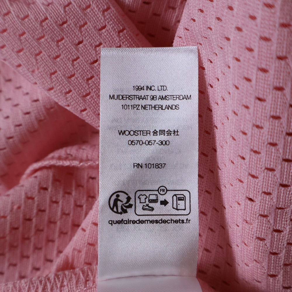 SUPREME(シュプリーム) 25SS S Logo Baseball Henley Sロゴ ベースボール ヘンリー メッシュ 半袖シャツ ピンク