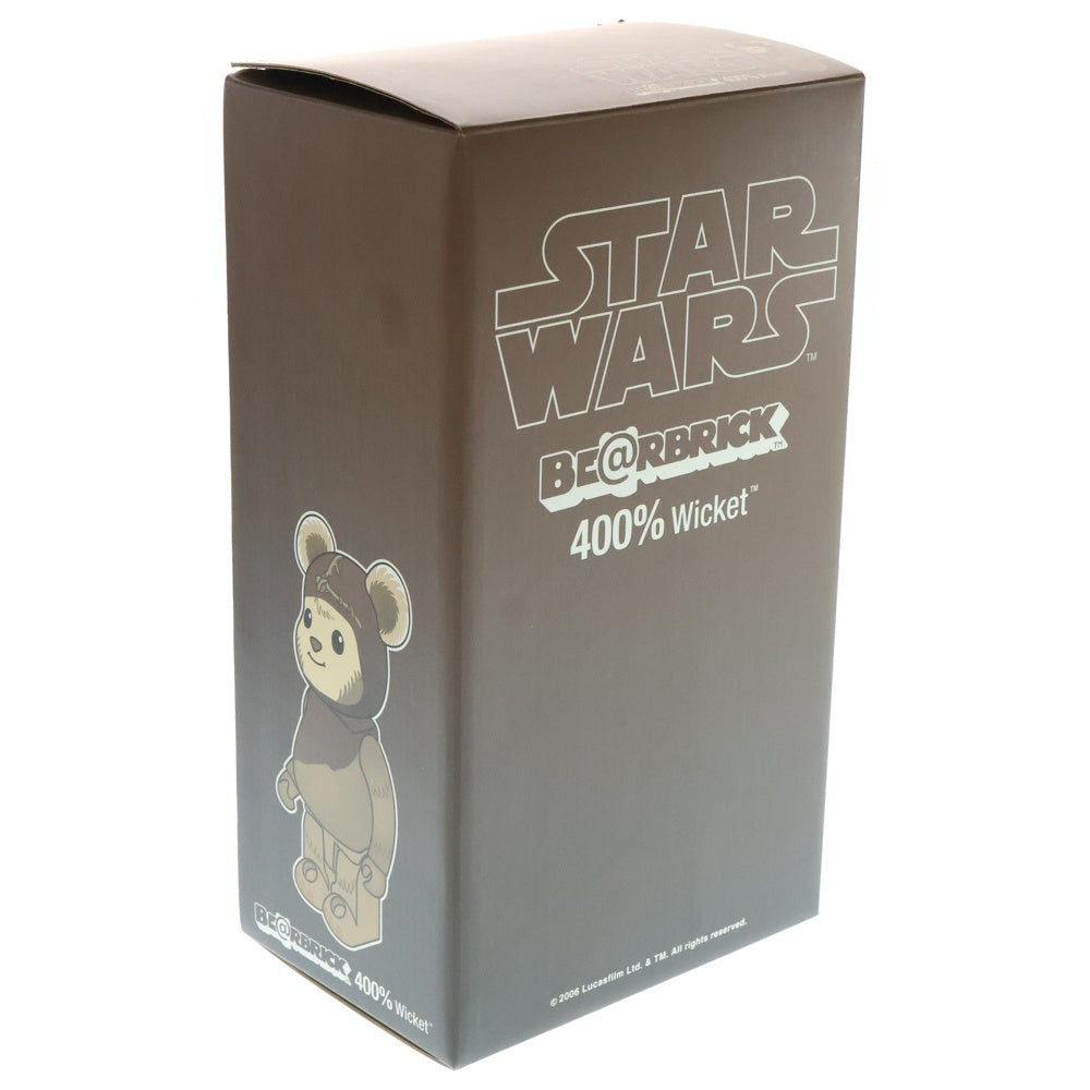 MEDICOM TOY(メディコムトイ) ×STAR WARS BE@RBRICK Wicket 400% スターウォーズ ベアブリック ウィケット 500体限定 人形 ブラウン/ベージュ