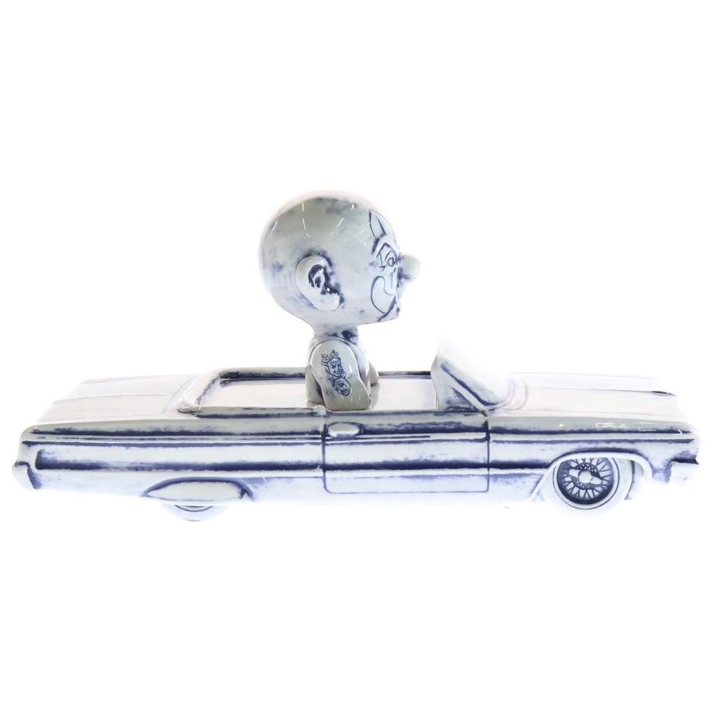 NEIGHBORHOOD(ネイバーフッド) 20SS × Mr.Cartoon CE-INCENSE CHAMBER ミスター・カートゥーン インセンス チャンバー お香立て 陶器 ホワイト/ブルー 201AIMCN-AC01S ■