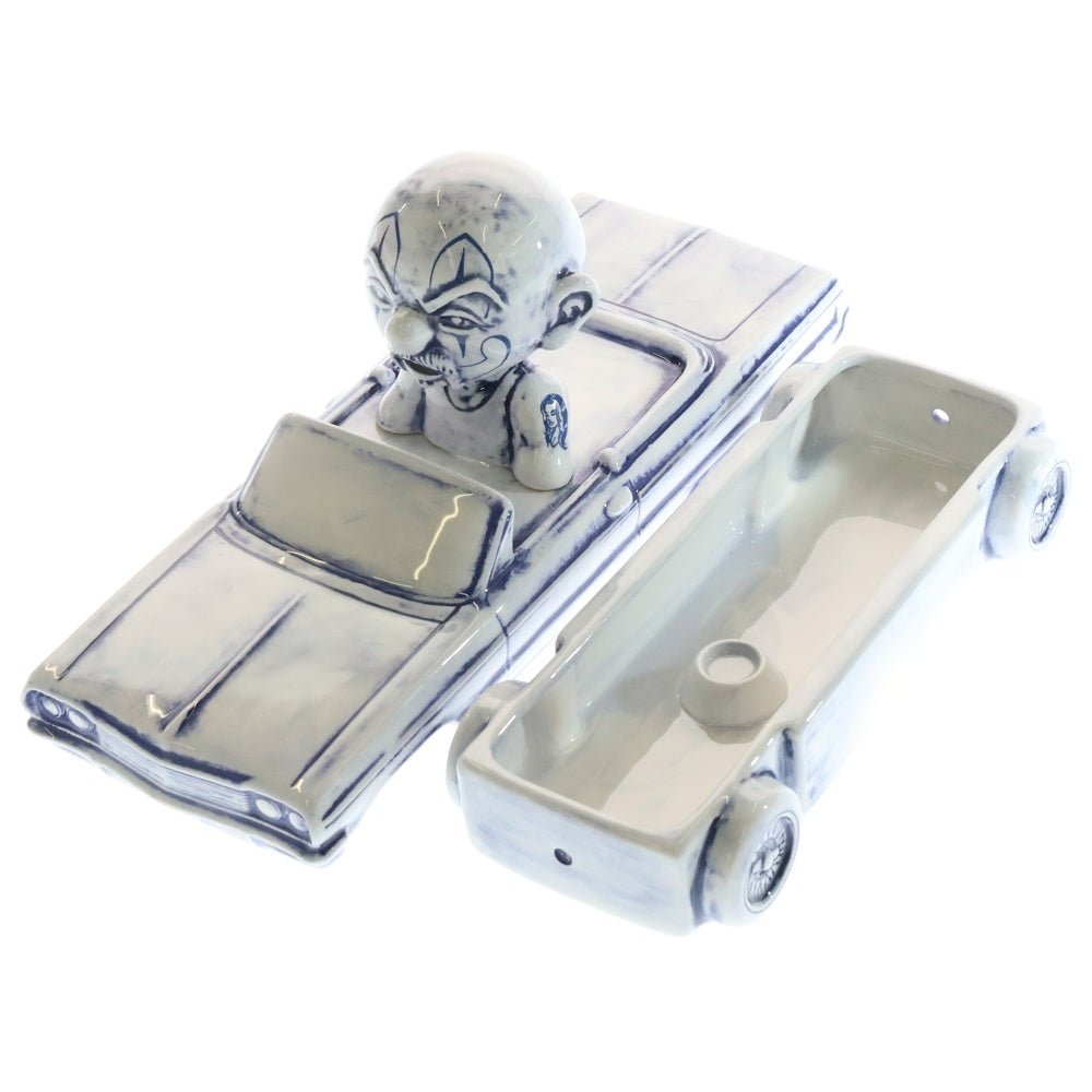 NEIGHBORHOOD(ネイバーフッド) 20SS × Mr.Cartoon CE-INCENSE CHAMBER ミスター・カートゥーン インセンス チャンバー お香立て 陶器 ホワイト/ブルー 201AIMCN-AC01S ■