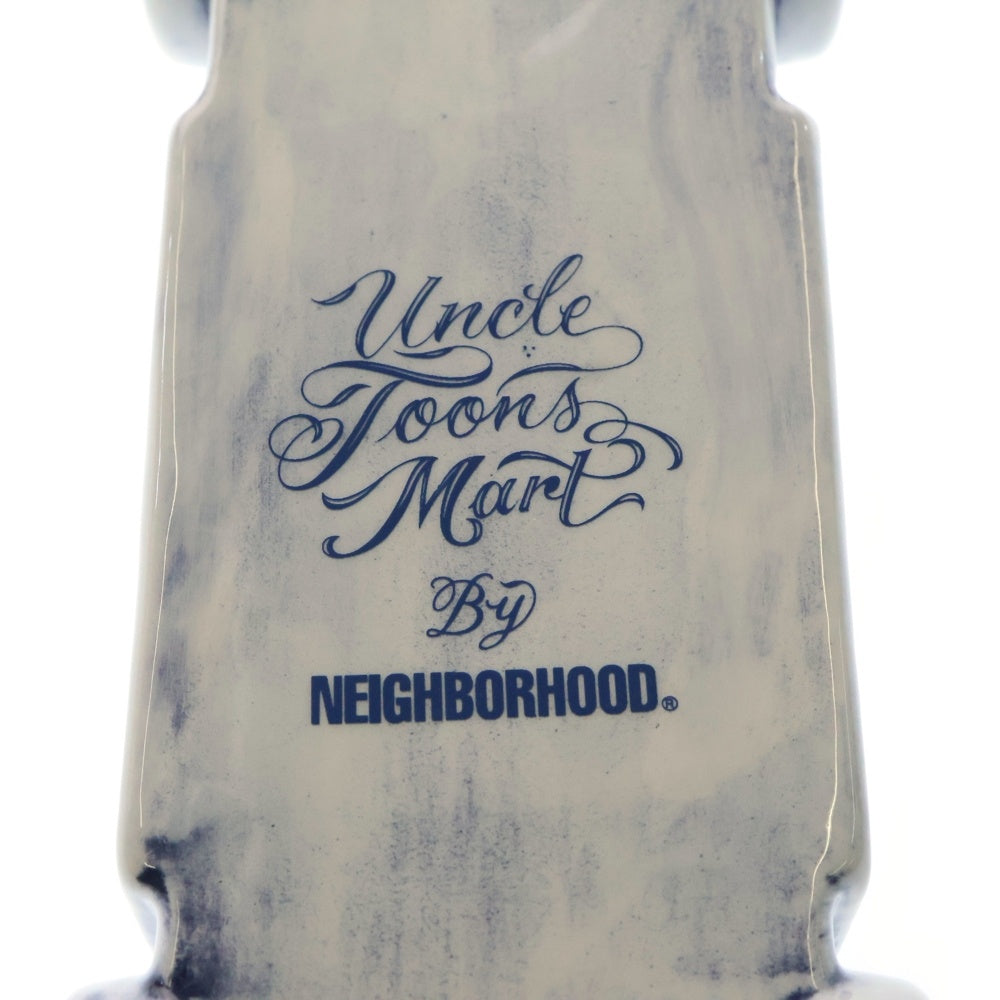 NEIGHBORHOOD(ネイバーフッド) 20SS × Mr.Cartoon CE-INCENSE CHAMBER ミスター・カートゥーン インセンス チャンバー お香立て 陶器 ホワイト/ブルー 201AIMCN-AC01S ■