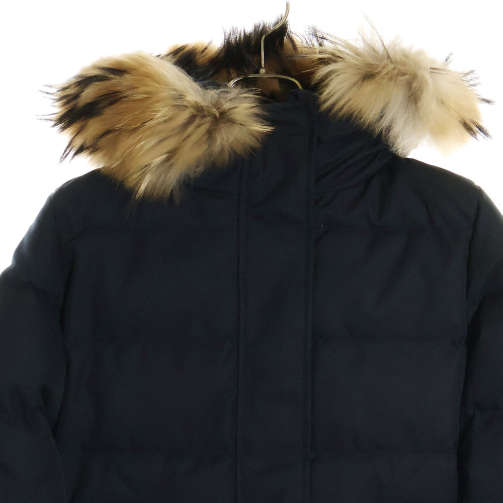 PYRENEX(ピレネックス) GRENOBLE グレノーブル ファーデッド ダウンジャケット ブラック レディース HW0053