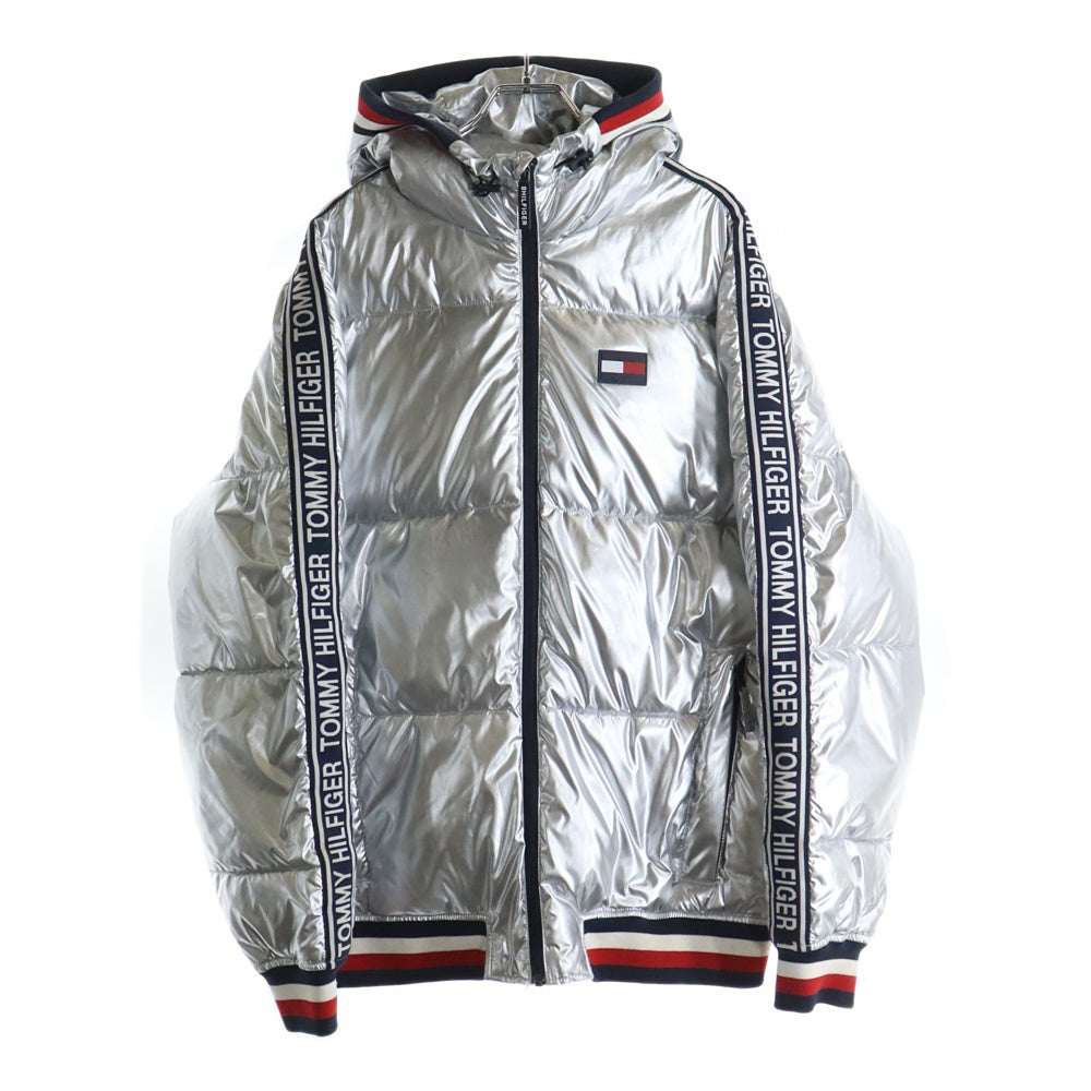 TOMMY HILFIGER(トミーヒルフィガー) フーディー ダウンジャケット シルバー