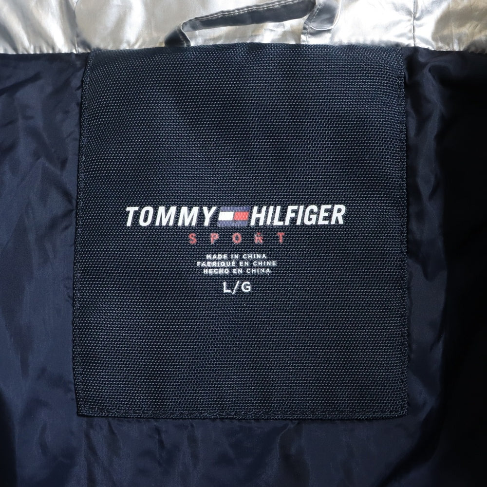 TOMMY HILFIGER(トミーヒルフィガー) フーディー ダウンジャケット シルバー