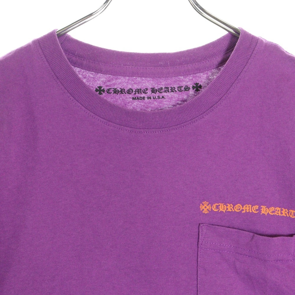 CHROME HEARTS(クロムハーツ) ×MATTY BOY PPO I WANT MORE NOT LESS T-SHRT ×マッティボーイ プリント 半袖Tシャツ カットソー パープル