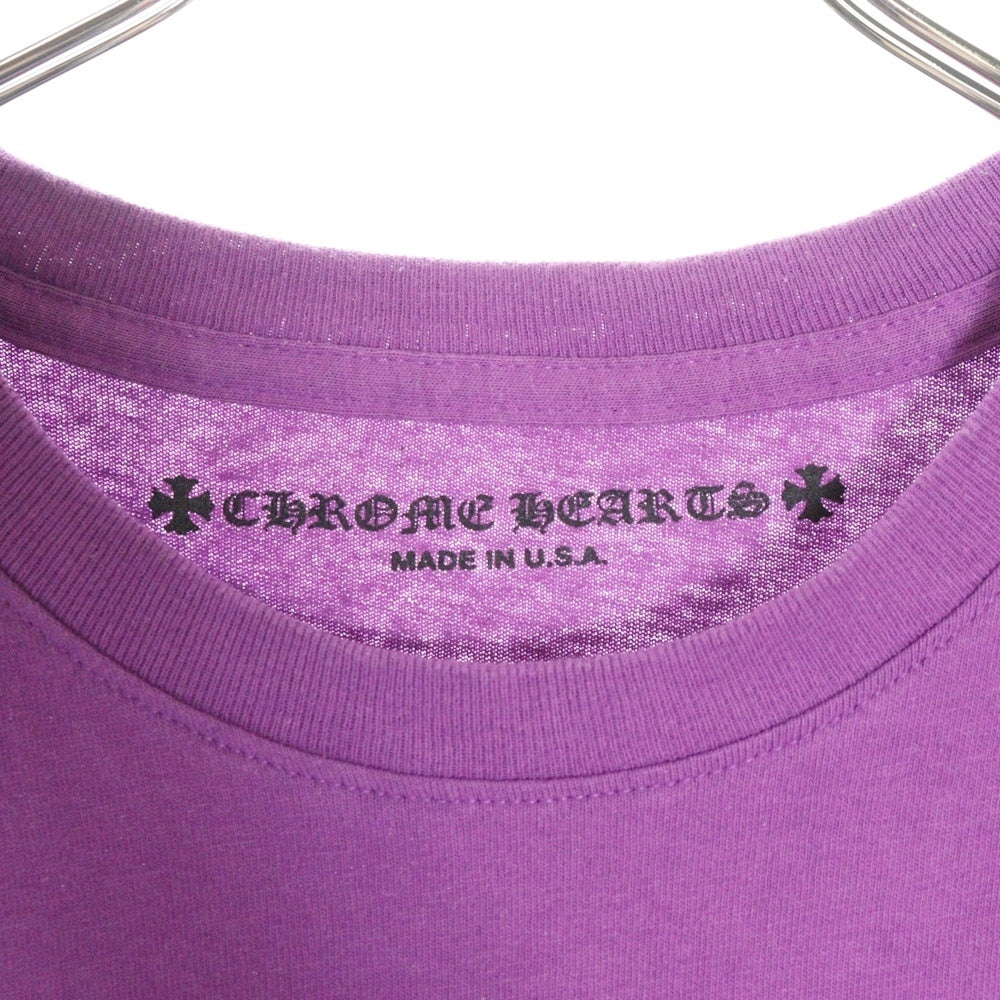 CHROME HEARTS(クロムハーツ) ×MATTY BOY PPO I WANT MORE NOT LESS T-SHRT ×マッティボーイ プリント 半袖Tシャツ カットソー パープル