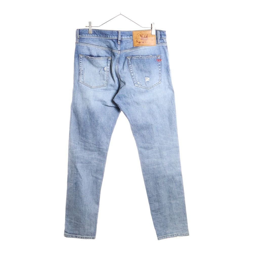 DIESEL(ディーゼル) Slim Fit Jeans D-Strukt ダメージ加工 デニムパンツ インディゴ 09B40