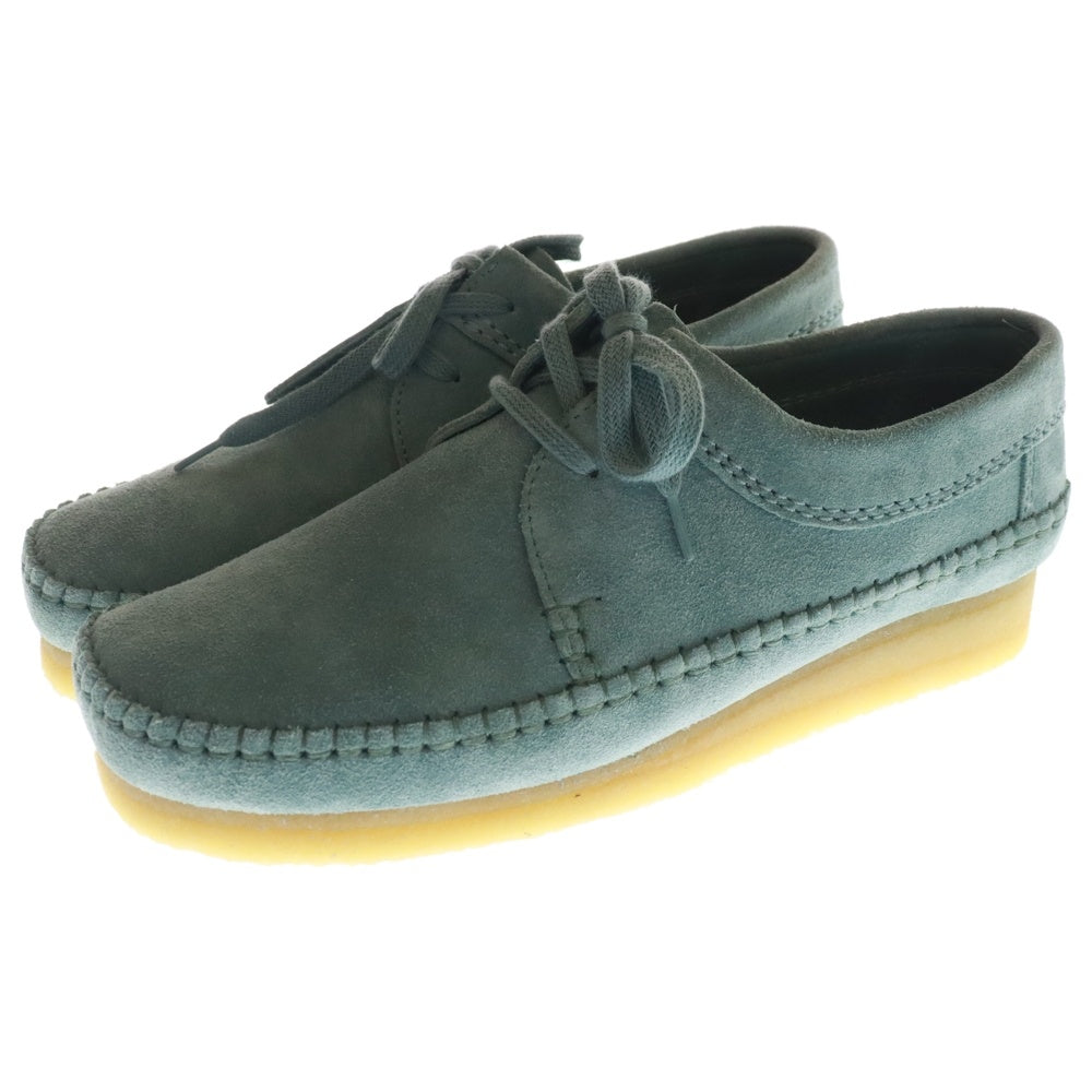 Clarks(クラークス) Wallabee Weaver Suede ウィーバースウェード ローカット スニーカー ライトブルー 60814029