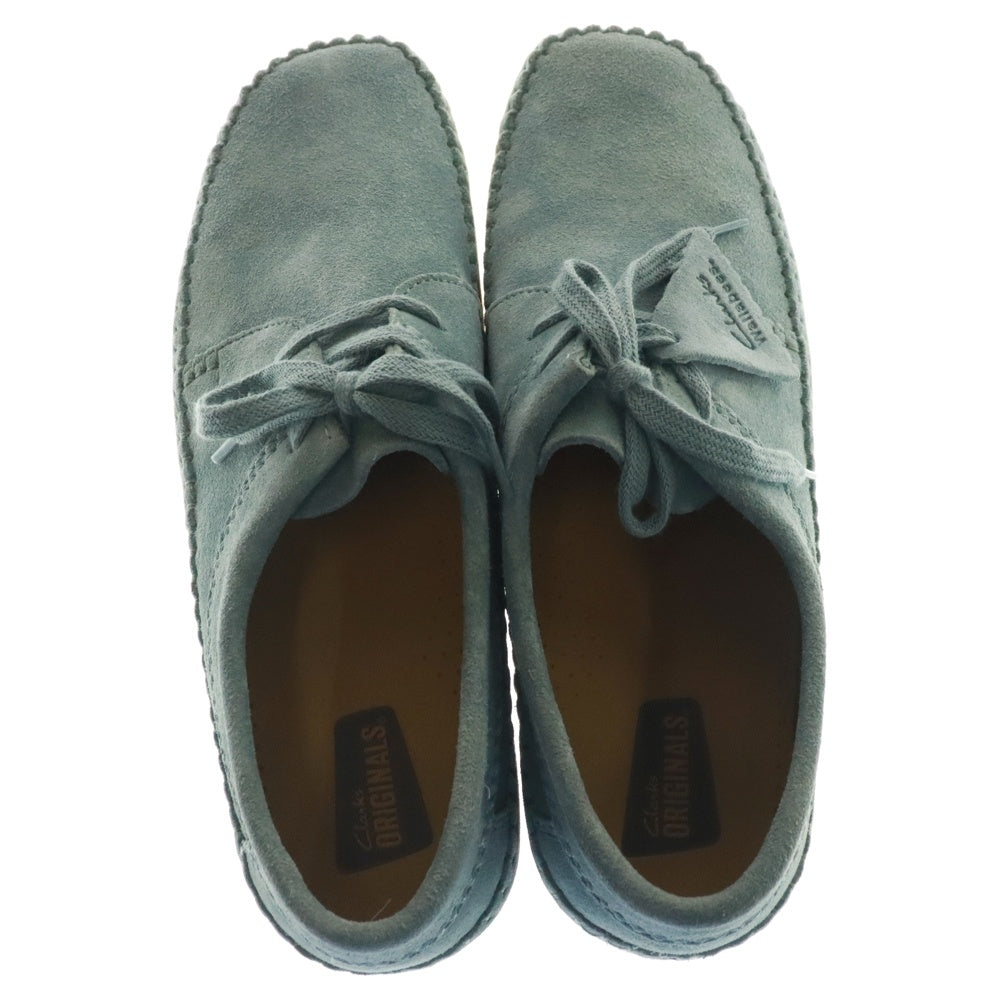 Clarks(クラークス) Wallabee Weaver Suede ウィーバースウェード ローカット スニーカー ライトブルー 60814029