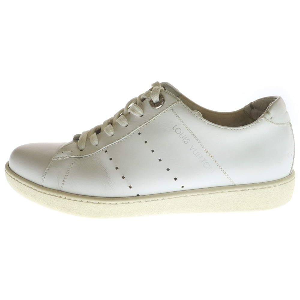 LOUIS VUITTON(ルイヴィトン) レザー ローカットスニーカー ホワイト FA1023