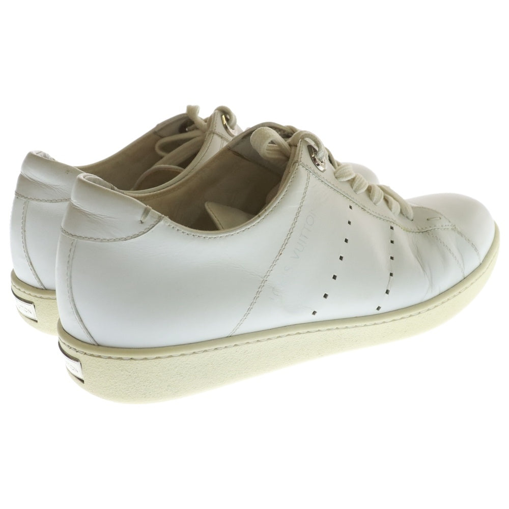 LOUIS VUITTON(ルイヴィトン) レザー ローカットスニーカー ホワイト FA1023