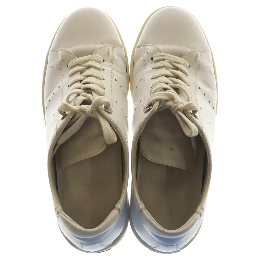LOUIS VUITTON(ルイヴィトン) レザー ローカットスニーカー ホワイト FA1023