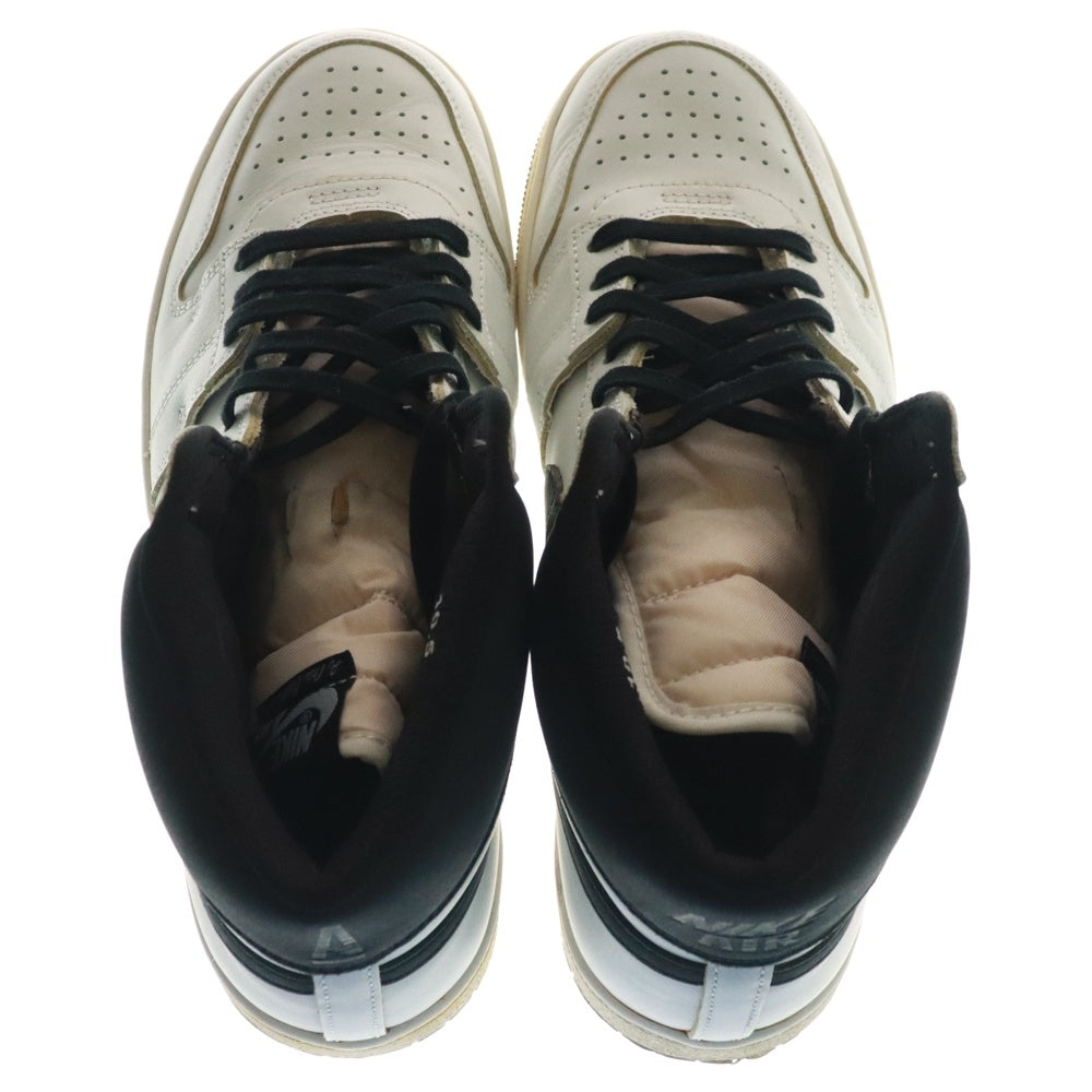 NIKE(ナイキ) A Ma Maniere x Jordan Air Ship SP Summit White/Black xアママニエール ジョーダンシップ ハイカットスニーカー ホワイト/ブラック US10.5/28.5cm DX4976 100