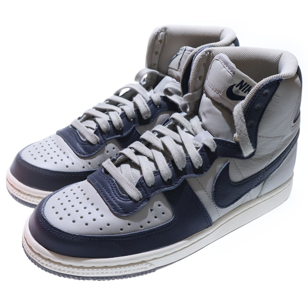 NIKE(ナイキ) TERMINATOR HIGH GEORGE TOWN ターミネーター ジョージタウン レディース ハイカットスニーカー グレー/ネイビー US6/24cm FB1832-001