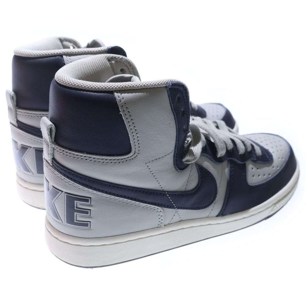 NIKE(ナイキ) TERMINATOR HIGH GEORGE TOWN ターミネーター ジョージタウン レディース ハイカットスニーカー グレー/ネイビー US6/24cm FB1832-001