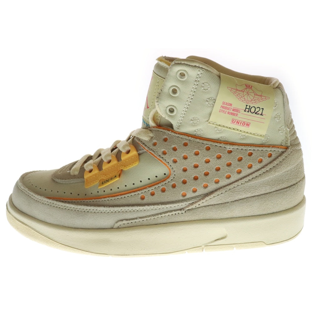 NIKE(ナイキ) ×UNION AIR JORDAN 2 RETRO SP UNION DN3802-200 ユニオン エアジョーダン レトロ ハイカットスニーカー アイボリー 24cm