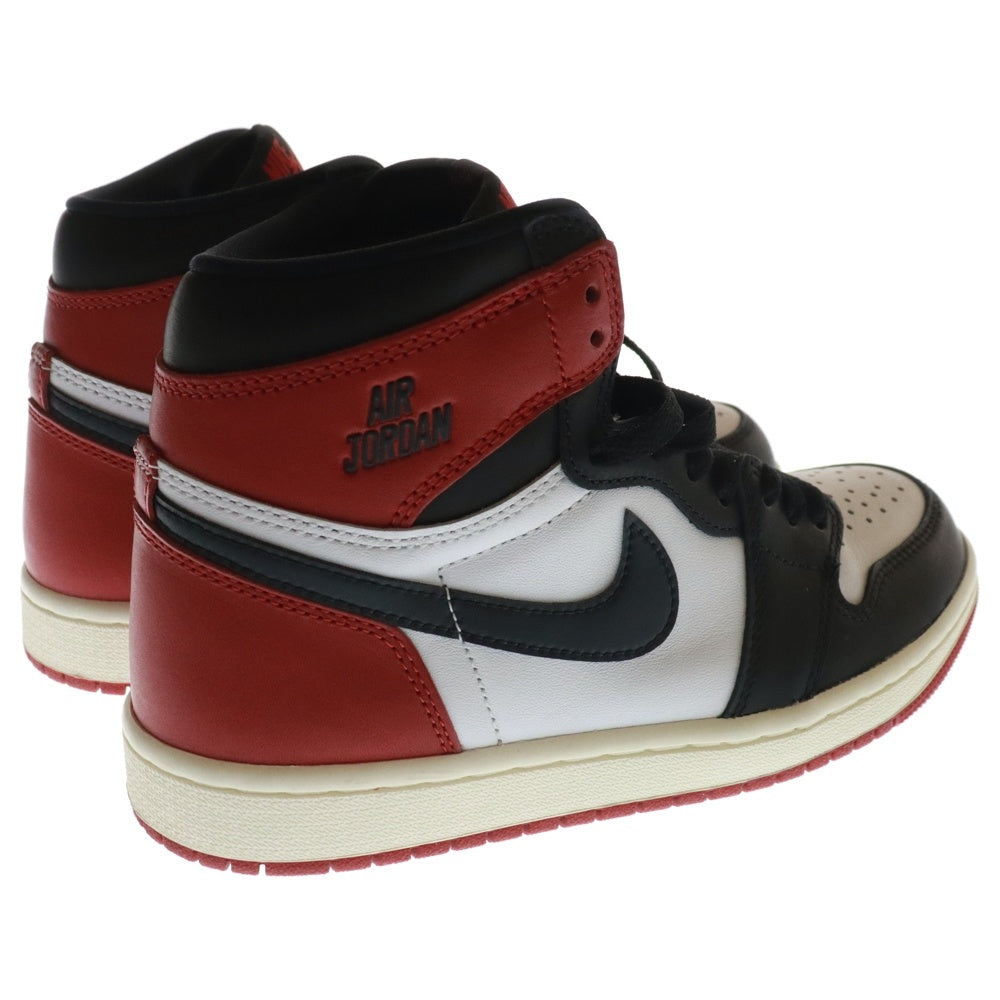 NIKE(ナイキ) AIR JORDAN 1 RETRO HIGH OG BLACK TOE REIMAGINED エアジョーダン1 ブラックトゥ リイマジンド ハイカットスニーカー つま黒 DZ5485-106