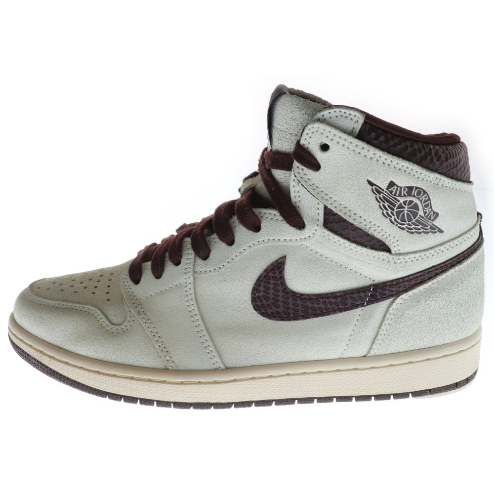 NIKE(ナイキ) ×A MA MANIERE AIR JORDAN 1 RETRO HIGH OG SP DO7097-100 アマ マニエール エアジョーダン1 ハイカットスニーカー ホワイト/ブラウン US10.5/28.5cm