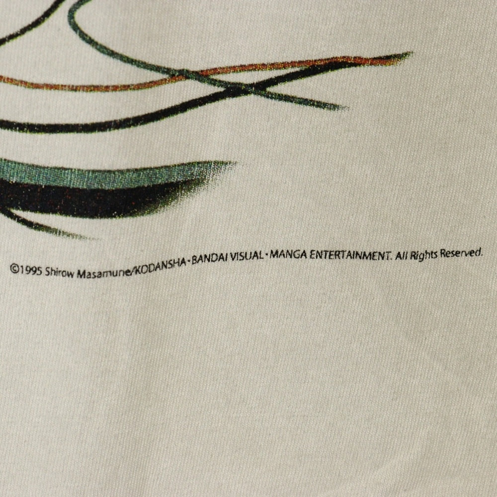 SAINT MICHAEL(セントマイケル) 24AW GITS GS_SS TEE 攻殻機動隊 ゴーストイン ザシェルプリント半袖Tシャツ ホワイト SM-YS1-0000-C32