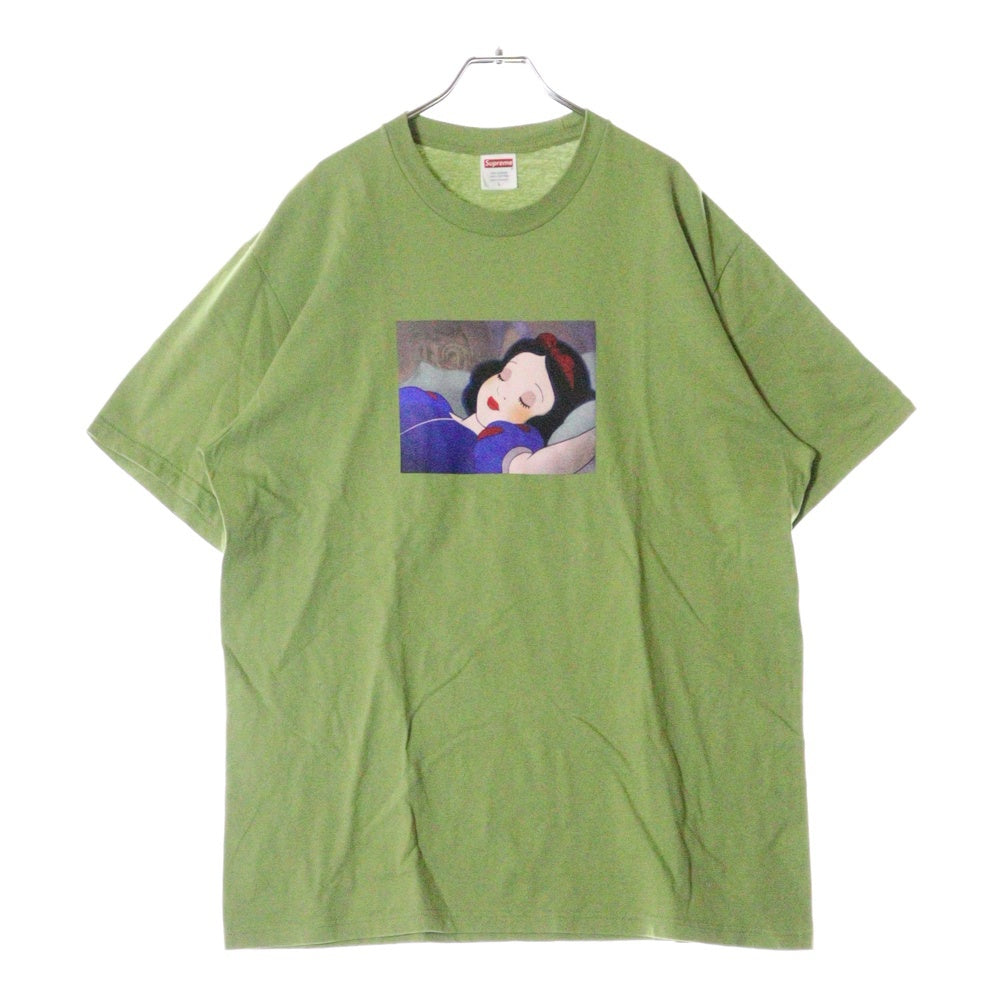 SUPREME(シュプリーム) 24AW Snow White Tee スノーホワイト 白雪姫プリント半袖Tシャツ カットソー グリーン