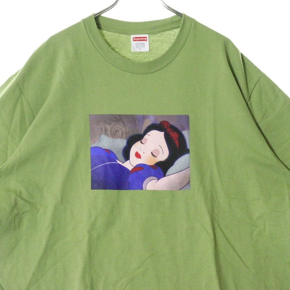 SUPREME(シュプリーム) 24AW Snow White Tee スノーホワイト 白雪姫プリント半袖Tシャツ カットソー グリーン