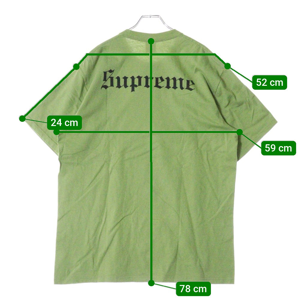 SUPREME(シュプリーム) 24AW Snow White Tee スノーホワイト 白雪姫プリント半袖Tシャツ カットソー グリーン
