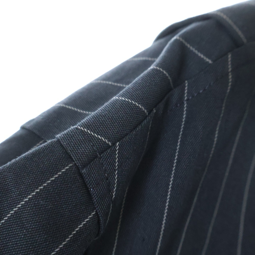 Sacai(サカイ) 23SS Chalk Stripe Blouson 23-03042M チョークストライプブルゾン ジップアップジャケット ブラック