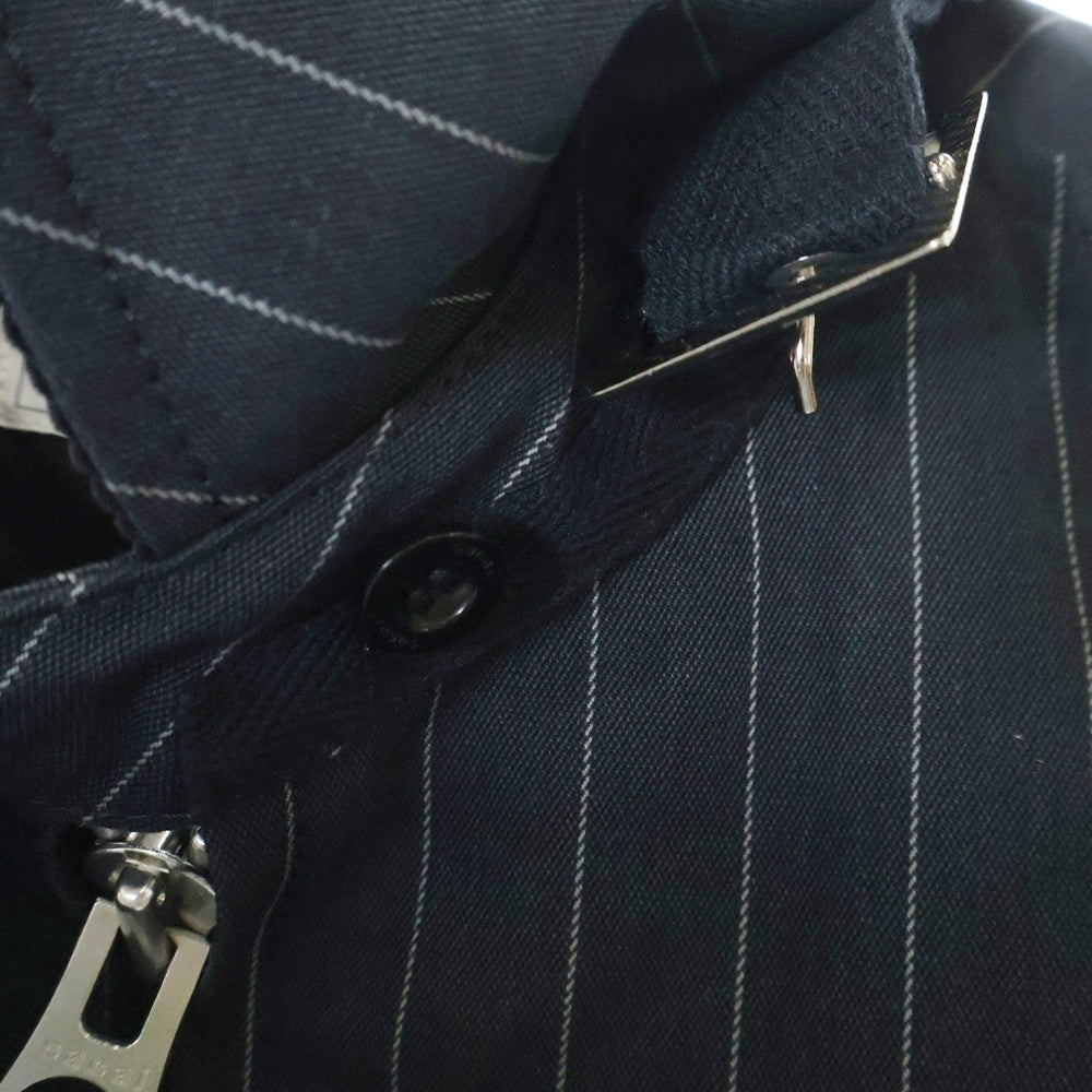 Sacai(サカイ) 23SS Chalk Stripe Blouson 23-03042M チョークストライプブルゾン ジップアップジャケット ブラック