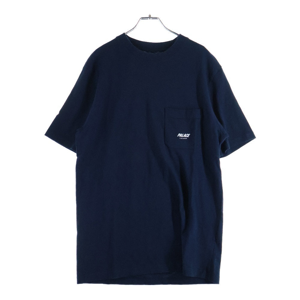 Palace Skateboards(パレススケートボーズ) 胸ポケット フロント ロゴプリント 半袖Tシャツカットソー ネイビー