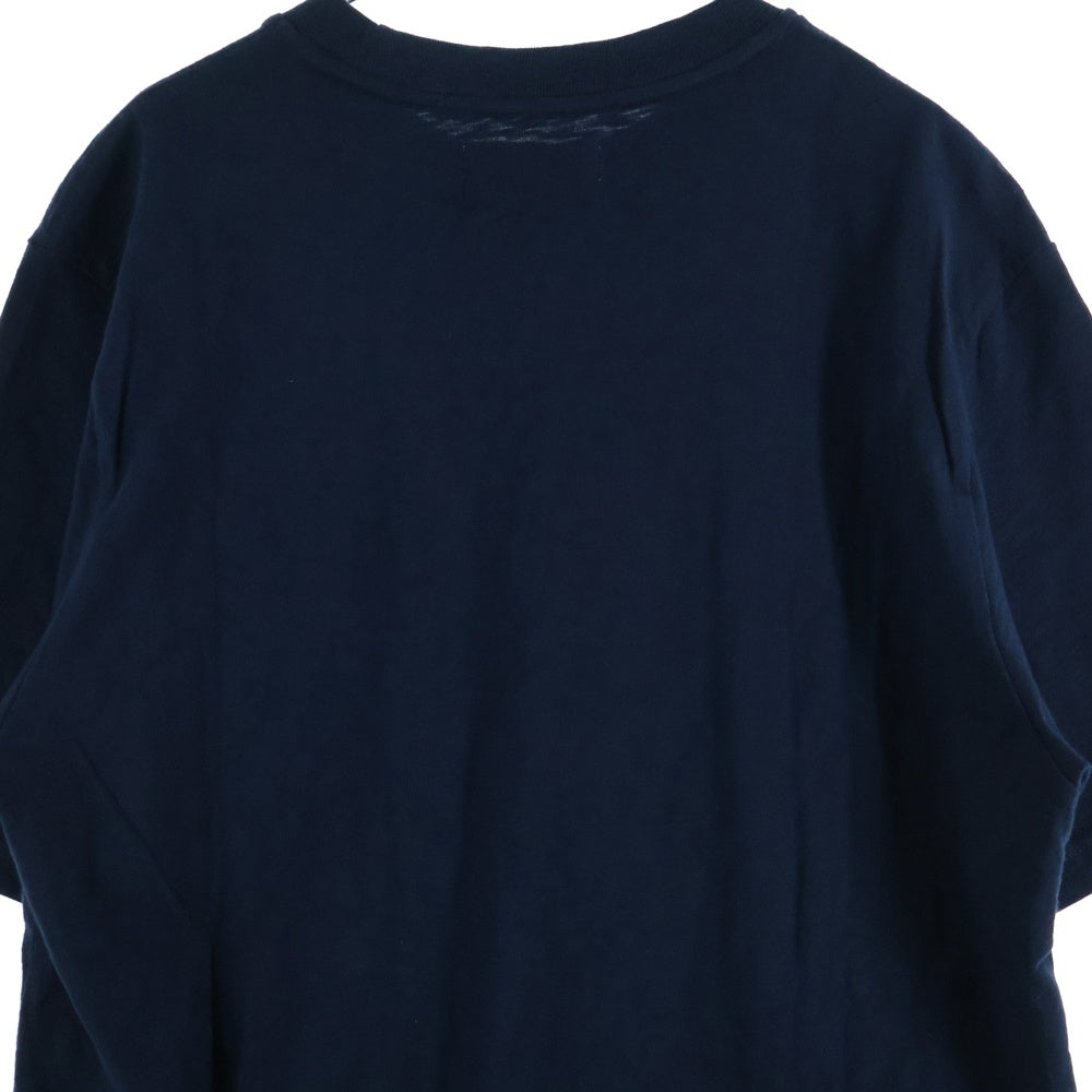 Palace Skateboards(パレススケートボーズ) 胸ポケット フロント ロゴプリント 半袖Tシャツカットソー ネイビー