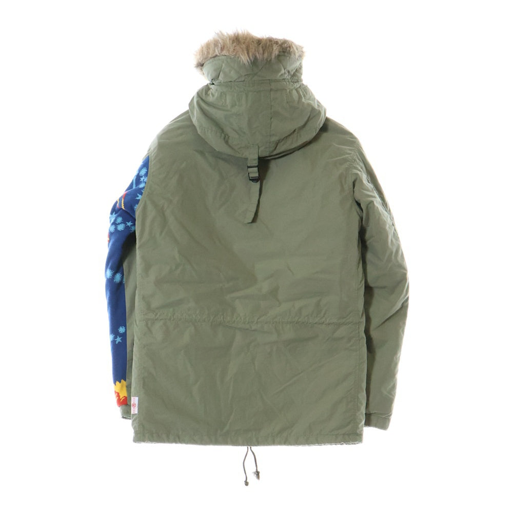 GOODENOUGH(グッドイナフ) ×ANOKA N-3B ファージャケット モッズコート カーキ ANK-JK042