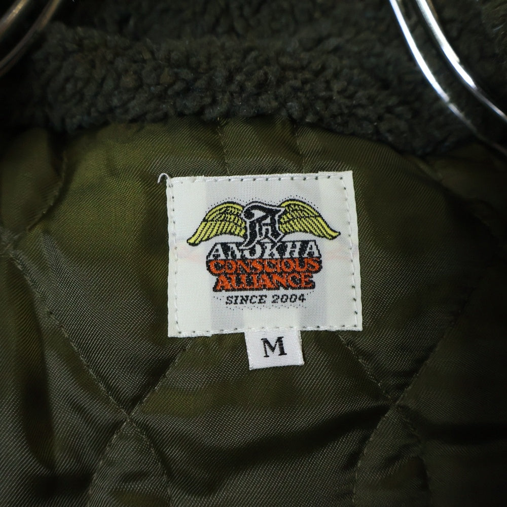 GOODENOUGH(グッドイナフ) ×ANOKA N-3B ファージャケット モッズコート カーキ ANK-JK042