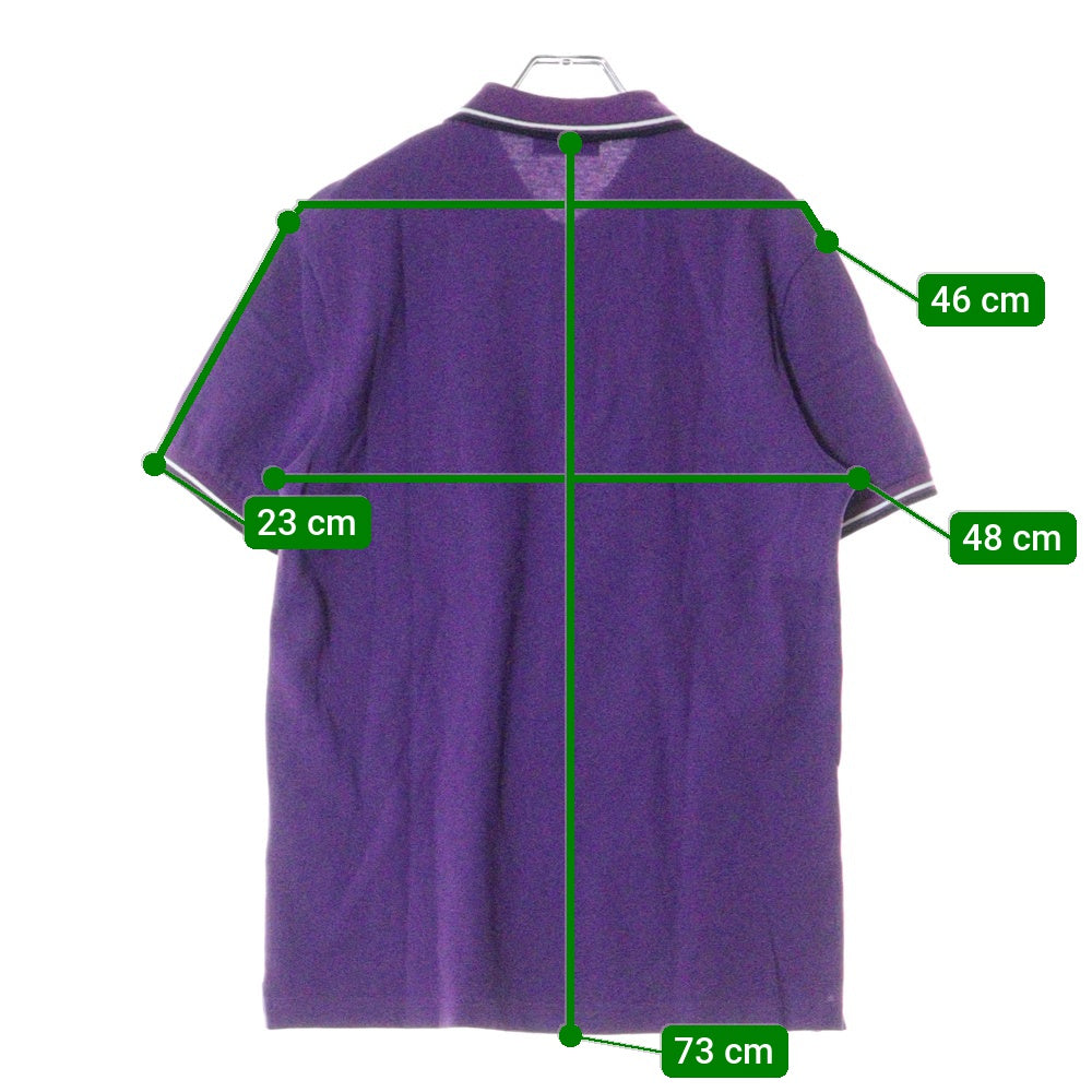 PRADA(プラダ) 18SS Logo Design Polo プラダ ロゴデザインポロシャツ 半袖 カットソー パープル SJJ887 R122 322