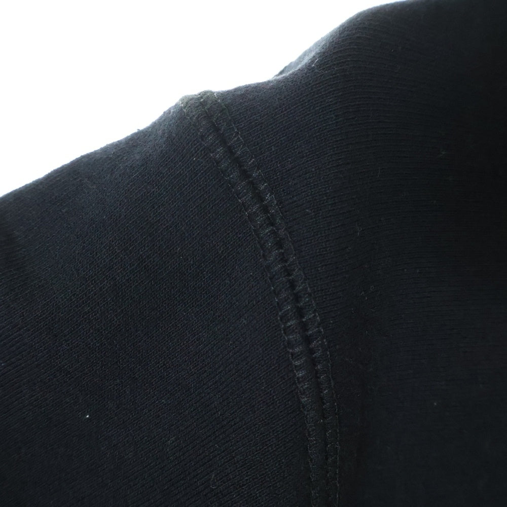 SUPREME(シュプリーム) 18SS Cord Colledgiate Logo Hooded コード カレッジ ロゴ刺繍 プルオーバーパーカー ブラック